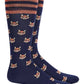 Bar III Men's Fox Socks Blue Size Regular