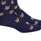 Bar III Men's Fox Socks Blue Size Regular