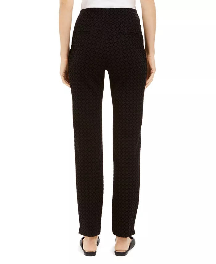 Charter Club Women's Pull-On Tummy Control Pants Black Size 16