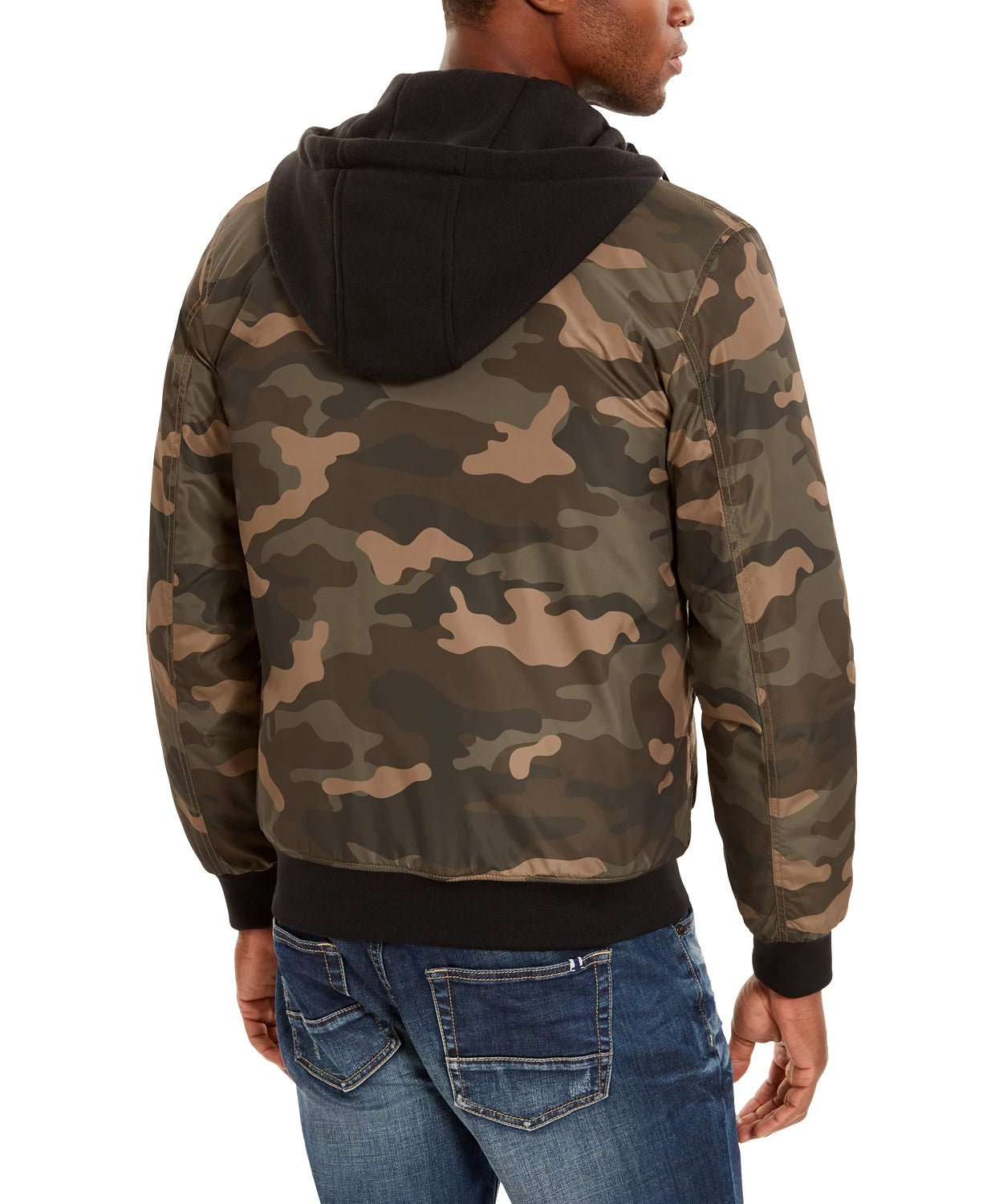 American Rag Men's Cortez Camo Bomber Jacket Green Size X-Large
