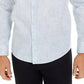 Alfani Men's Classic-Fit Abstract Plaid Shirt Blue Size Large