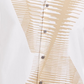 Alfani Men's Classic Fit Abstract Line Print Shirt White Size Small