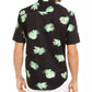 Alfani Men's Classic-Fit Abstract Floral-Print Shirt Black Size Small