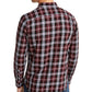 American Rag Men's Gabe Plaid Shirt Red Size Medium