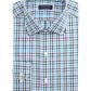 Club Room Men's Regular-Fit Stretch Wrinkle-Resistant Gingham Dress Shirt Size 17x34-35