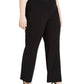 INC International Concepts Women's Plus Size High-Waist Trousers Black Size Small Petite