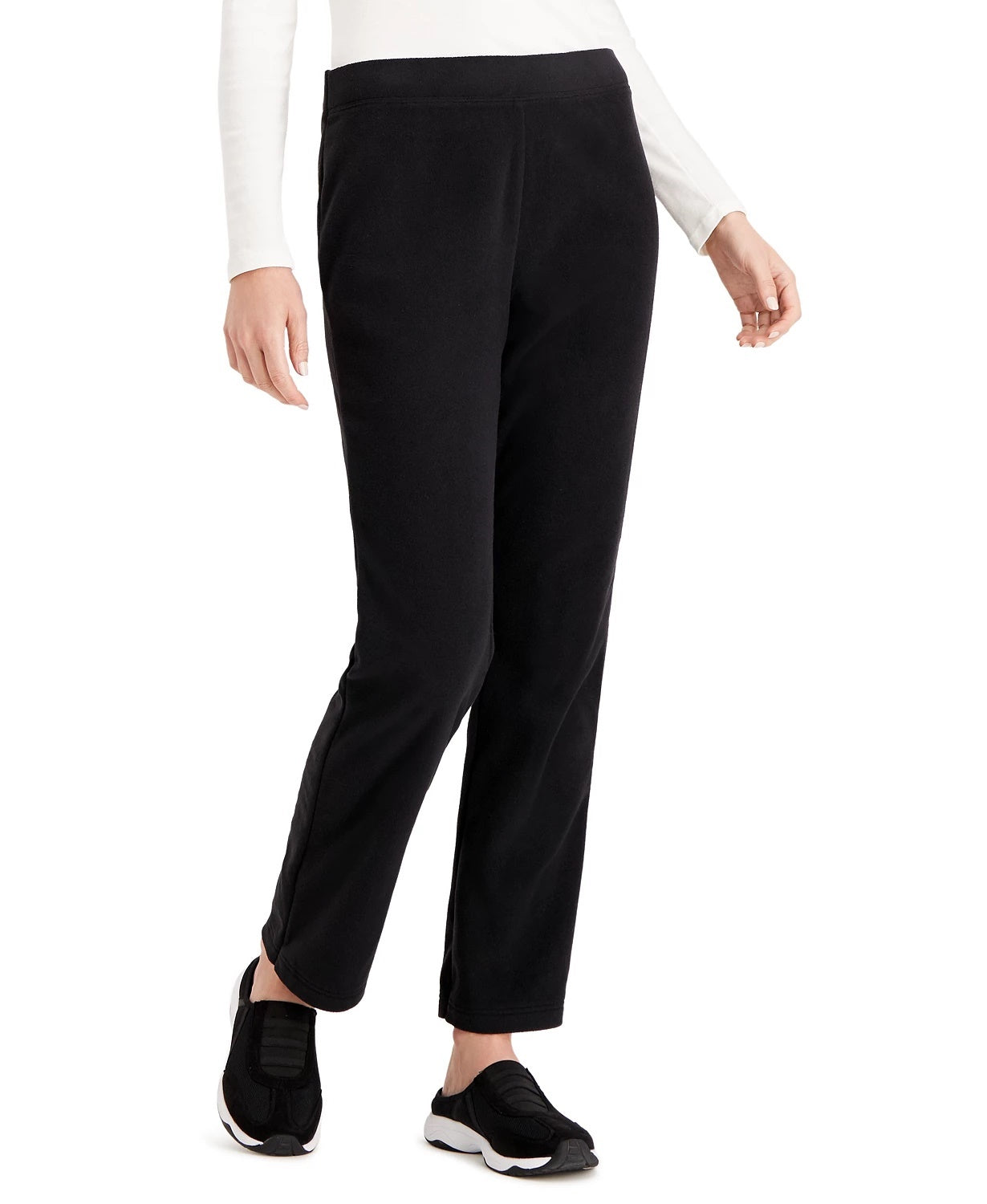 कैरन स्कॉट महिलाओं के स्पोर्ट्स माइक्रोफ्लीस पैंट, काले रंग में, एक्स्ट्रा स्मॉल साइज़