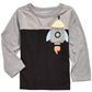 First Impressions Baby Boys Rocket Print Pocket T-Shirt Black Size 24MOS