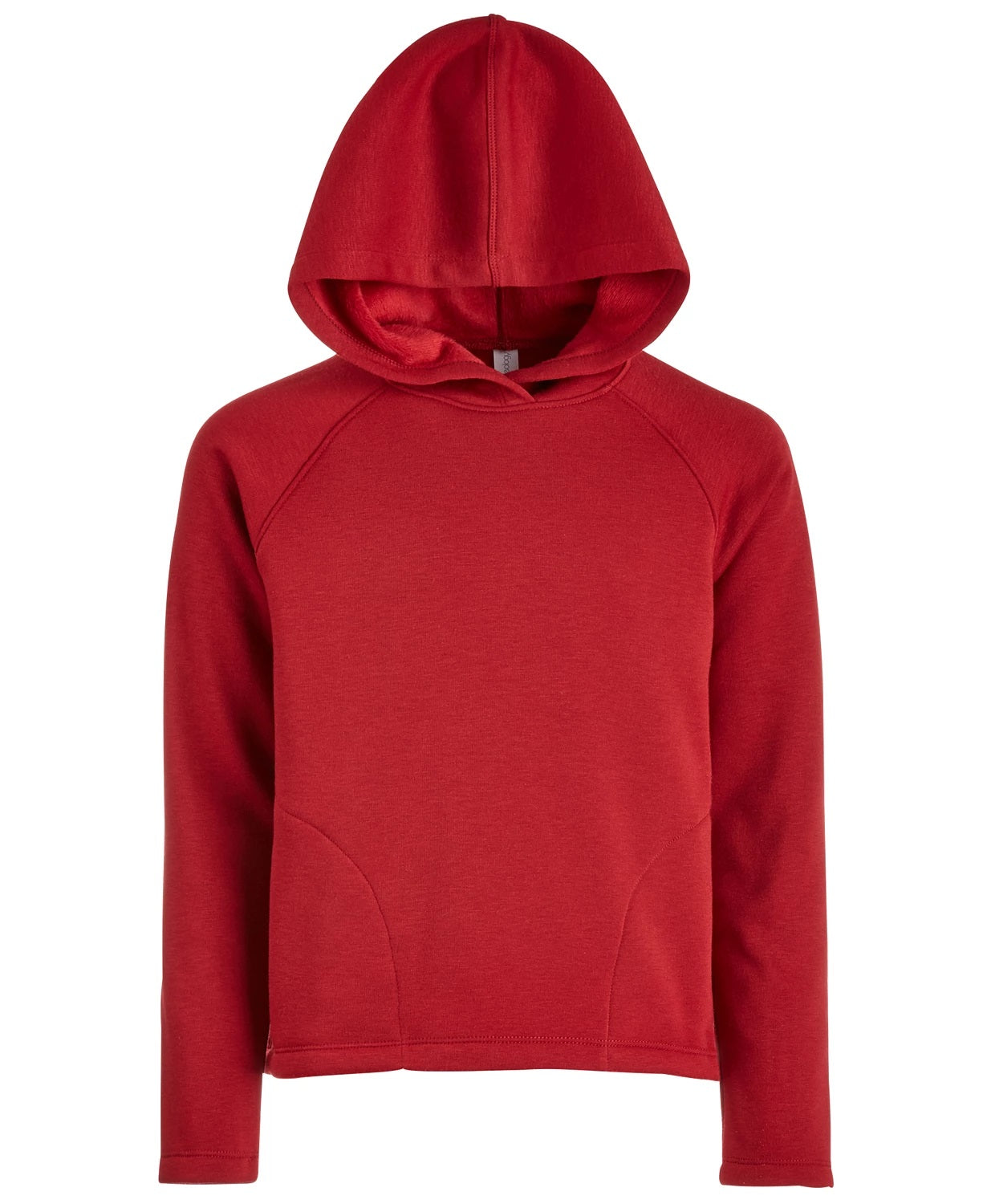 Ideology Big Girls Solid Hoodie Wine Size Small