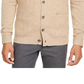 Tasso Elba Men's Cashmere Button Cardigan Brown Size Small
