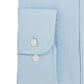Club Room Men's Classic/Regular-Fit Solid Dress Shirt Blue Size 34-35