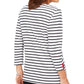 Karen Scott Women's Sport Colorblocked Striped Top Bright Red Size Medium