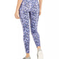 Ideology Women's Python-Print Leggings Purple Size Extra Small