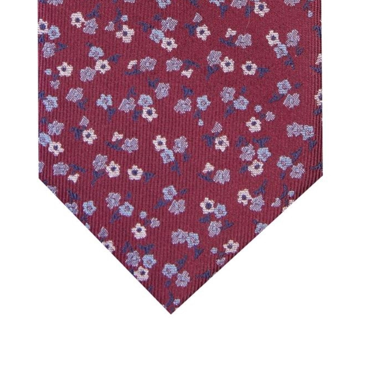Bar III Men's Penrose Skinny Floral Tie Blue Size Regular