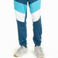 Ideology Men's Colorblocked Track Pants Turq/Aqua Size XXX Large
