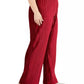 Alfani Women's Plus Size Pull-On Velvet Wide-Leg Pants Wine Size 2X