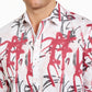 INC International Concepts Men's Graffiti Heart Printed Shirt White Size Small