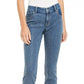INC International Concepts Women's Petite Embellished-Front Skinny Jeans Blue Size 6