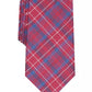 Club Room Men's Classic Plaid Tie Red Size Regular