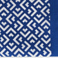 Alfani Men's Geo Silk Pocket Square Navy Size Regular