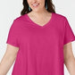 Style & Co Women's Crochet-Trim Tunic Pink Size Medium