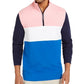 Club Room Men's Regular-Fit Colorblocked 1/4-Zip Sweatshirt Med Pink Size Small