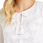 Style & Co Women's Cotton Peasant Blouse White Size Medium