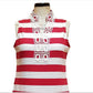 Charter Club Women's Split Neck Ottoman Stripe Dress Red Size X-Large