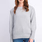 Style & Co Women's Puffy-Sleeve Sweater Gray Size Small