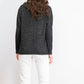 BCX Juniors' Textured Cowlneck Sweater Black Size Large