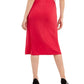Thalia Sodi Women's Solid Ruffle-Trim Skirt Med Pink Size Large