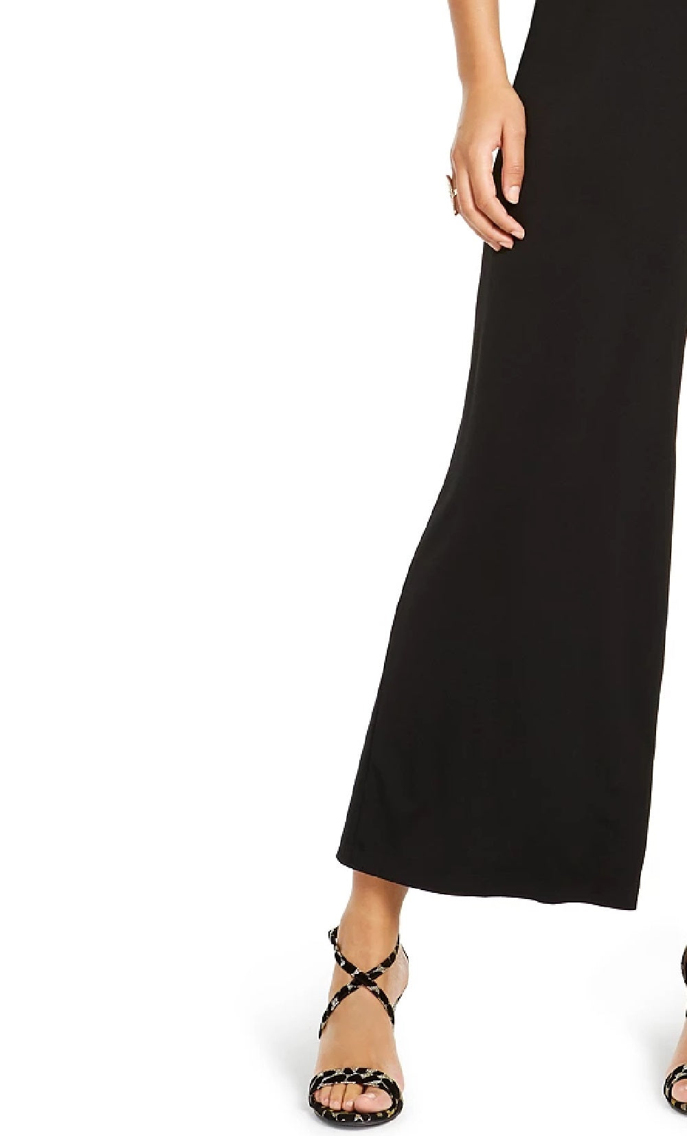 Thalia Sodi Women's Lace Mesh Surplice Jumpsuit Black Size X-Large