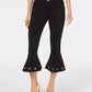 Thalia Sodi Women's Cropped Embellished Jeans Black Size 10