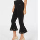 Thalia Sodi Women's Cropped Embellished Jeans Black Size 10