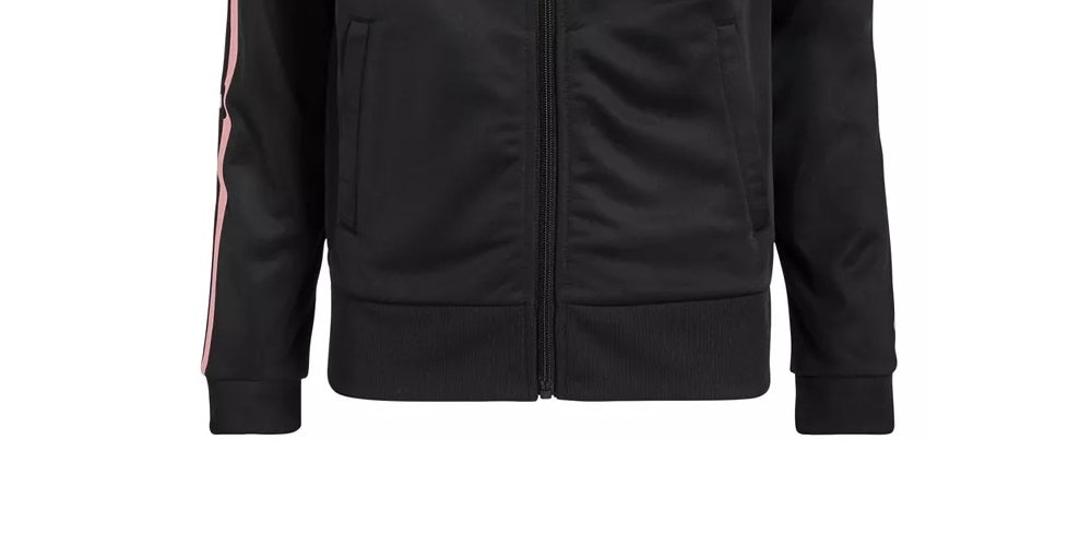 Champion Little Girls Logo Track Jacket Black Size 4