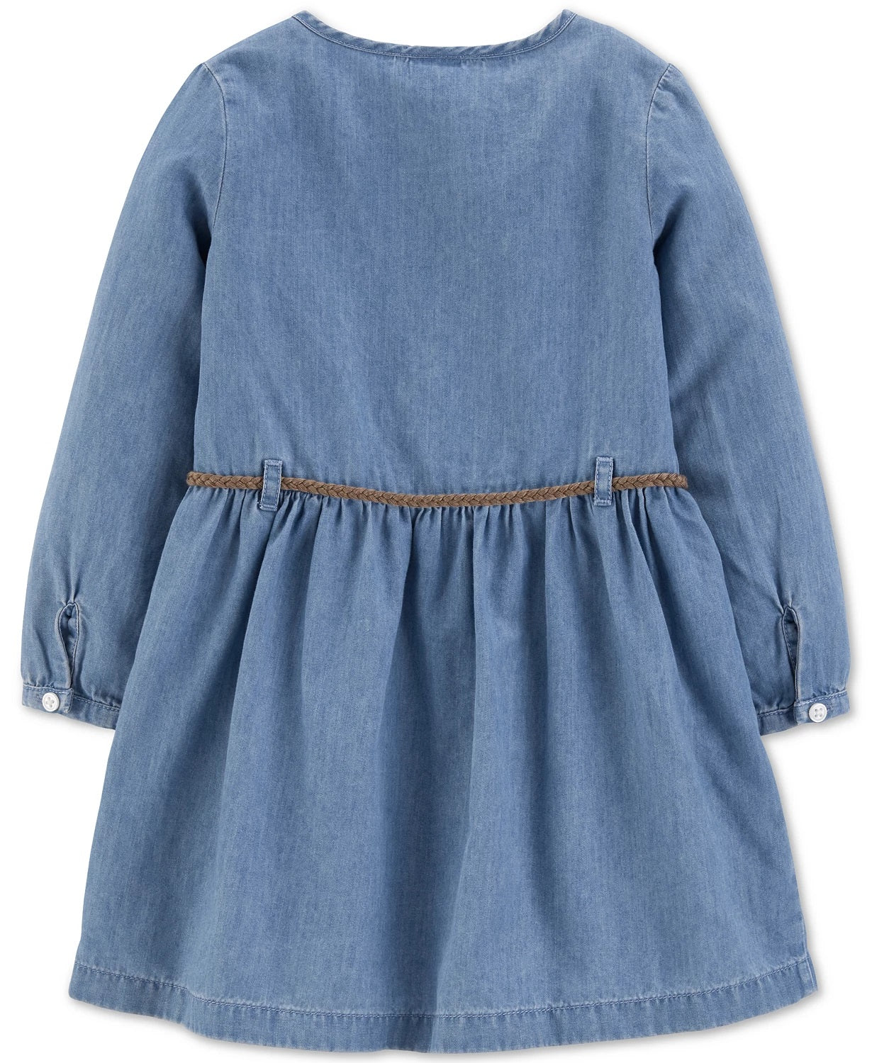 Carter's Toddler Girls Belted Denim Shirtdress Blue Size 4T