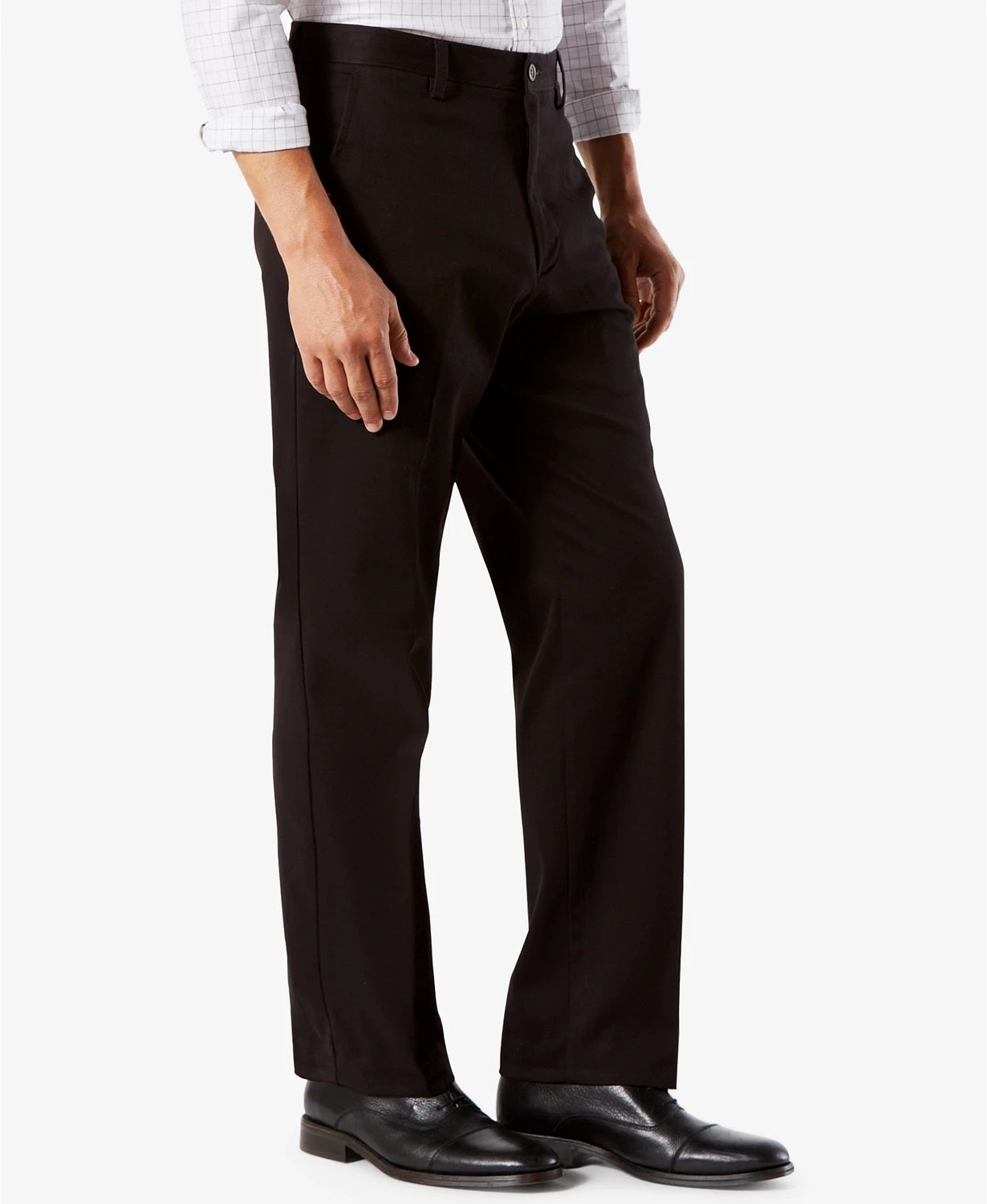 Dockers Men's Easy Classic Fit Stretch Pants Black Size 40X29