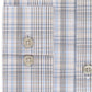 Calvin Klein Men's Slim-Fit Stretch Performance Plaid Dress Shirt Beige Size 34-35