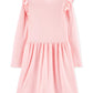 Carter's Little & Big Girls Sequin Butterflies Jersey Dress Pink Size 7