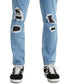 Levi's Men's 511 Slim Fit Rip And Repair Jeans Blue Size 32X34
