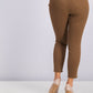Style & Co Women's Petite Curvy-Fit Skinny Jeans Dark Brown Size 10P