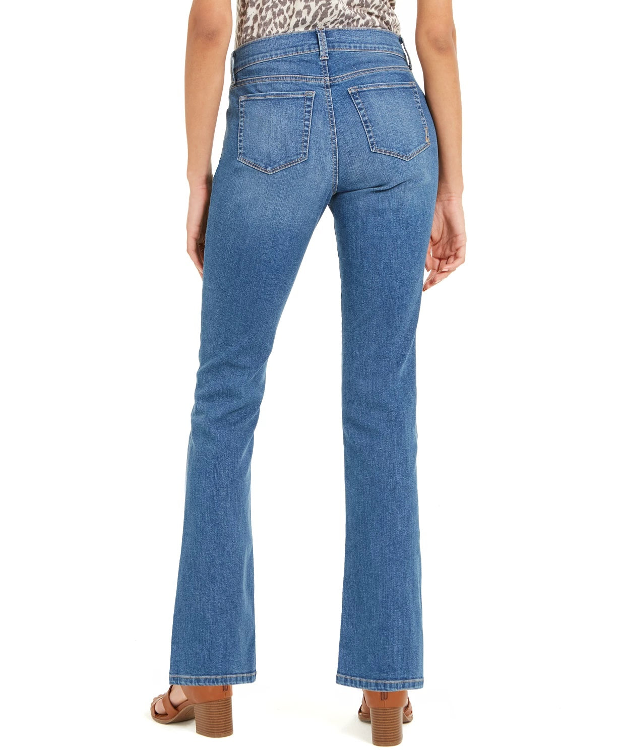 Style & Co Women's Petite Tummy-Control Boot-Cut Jeans  Blue Size 20X5