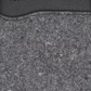 Bespoke Men's Felt Adhesive Card Case Gray Size Regular