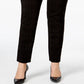 Alfani Women's Plus Hollywood Printed Skinny Pants Black Size 28W