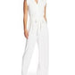Cece Women's Pleated Jumpsuit Natural Size 0