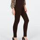 INC International Concepts Women's Petite Seamless Leggings Brown Size 10 Petite
