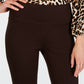 INC International Concepts Women's Petite Seamless Leggings Brown Size 10 Petite