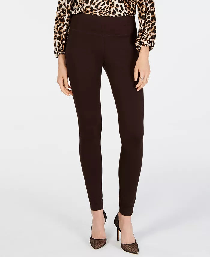 INC International Concepts Women's Petite Seamless Leggings Brown Size 24X4.5
