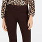INC International Concepts Women's Petite Seamless Leggings Brown Size 24X4.5