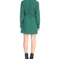 Sanctuary Women's Stay The Night Printed Wrap Dress Green Size 0
